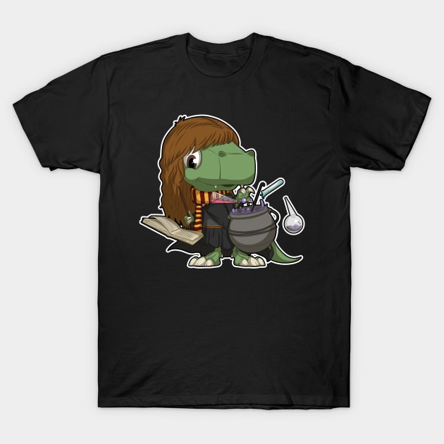 Dino potion maker T-Shirt by DinoTropolis